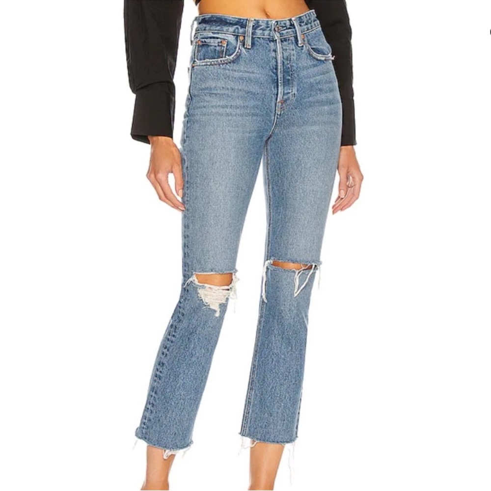 GRLFRIEND Karolina High Rise Straight Crop 24